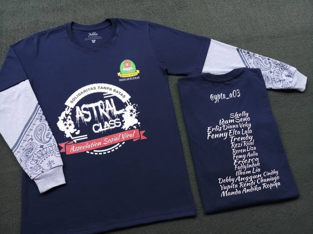 Detail Desain Kaos Study Tour Smp Nomer 30