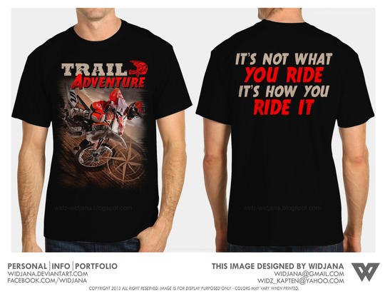 Detail Desain Kaos Trail Adventure Nomer 32