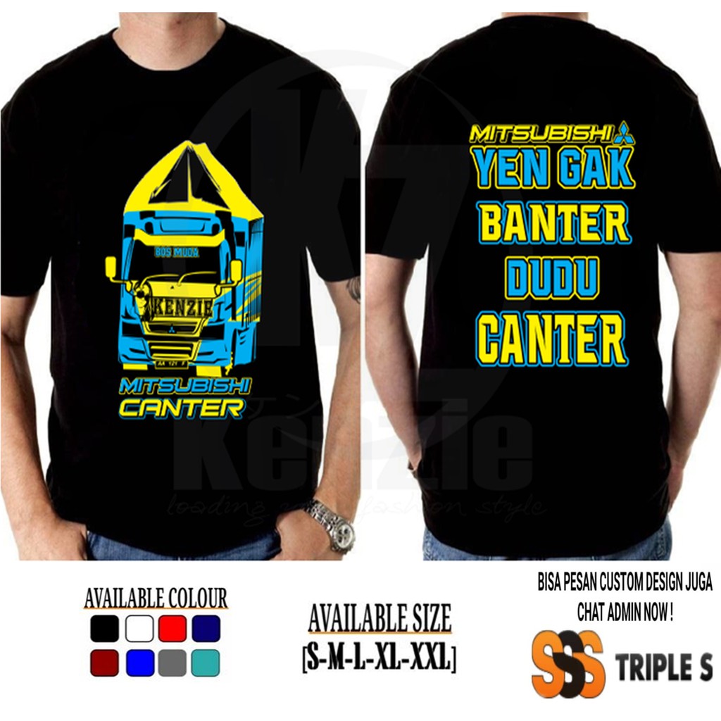 Detail Desain Kaos Truk Canter Nomer 23