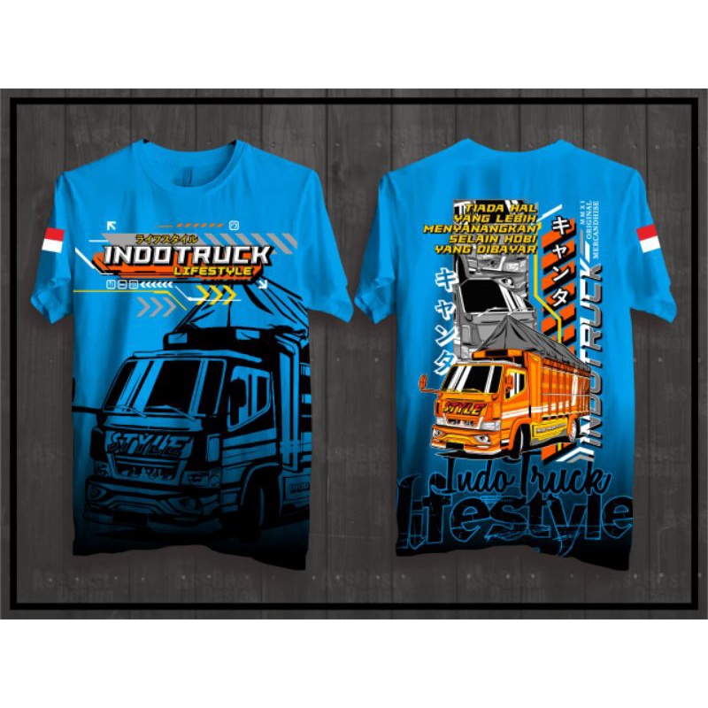 Detail Desain Kaos Truk Canter Nomer 5