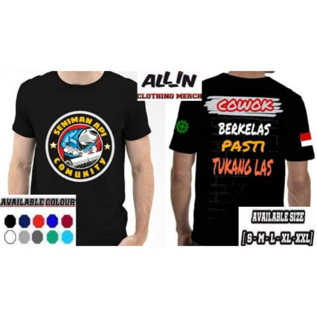 Detail Desain Kaos Tukang Las Nomer 23