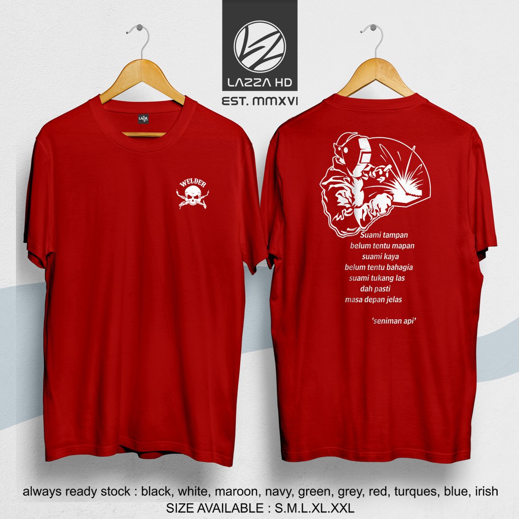 Detail Desain Kaos Tukang Las Nomer 24