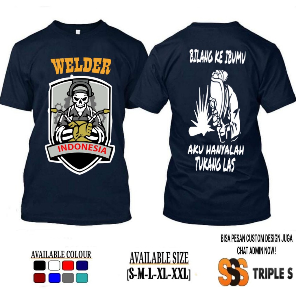 Detail Desain Kaos Tukang Las Nomer 40