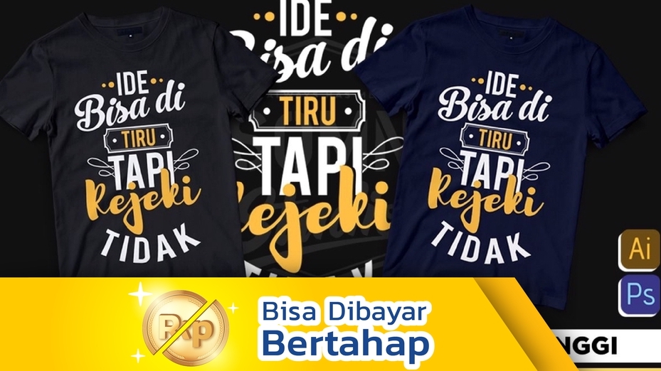 Detail Desain Kaos Typography Nomer 51