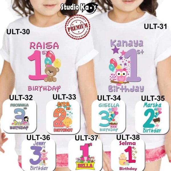 Detail Desain Kaos Ulang Tahun Anak Nomer 25