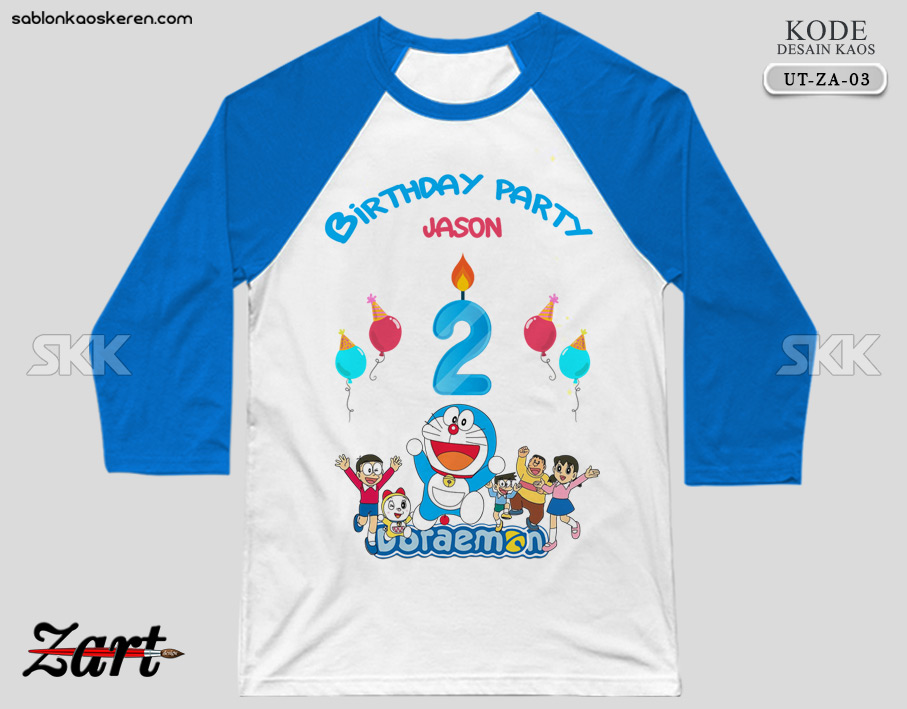 Detail Desain Kaos Ulang Tahun Anak Nomer 32