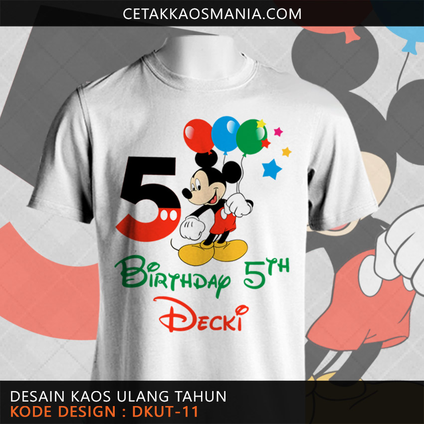 Detail Desain Kaos Ulang Tahun Anak Nomer 54