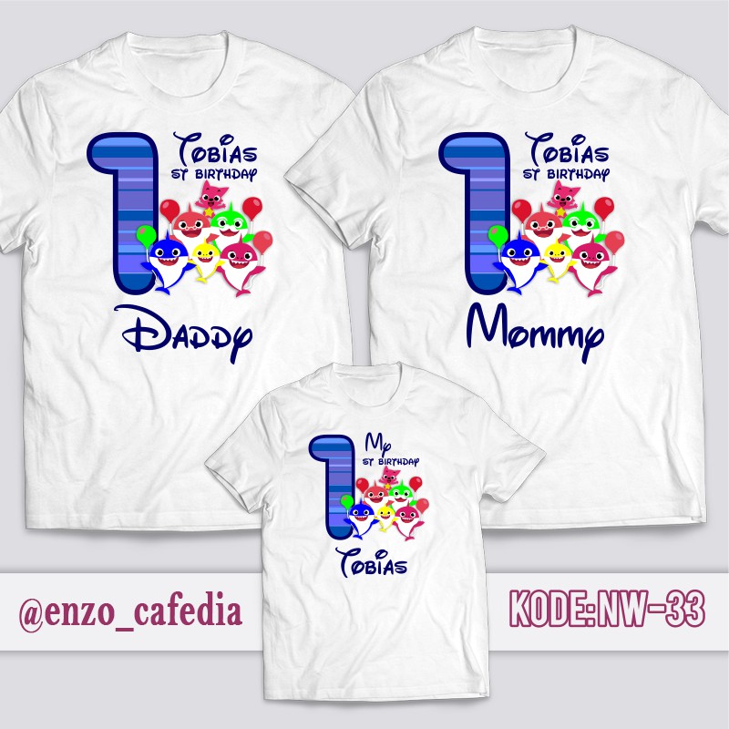 Detail Desain Kaos Ulang Tahun Anak Nomer 9