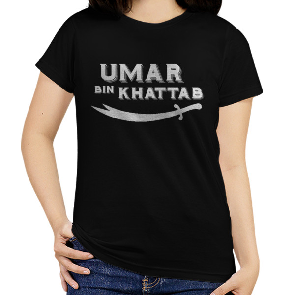 Detail Desain Kaos Umar Bin Khattab Nomer 8