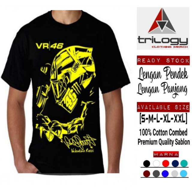 Desain Kaos Valentino Rossi - KibrisPDR