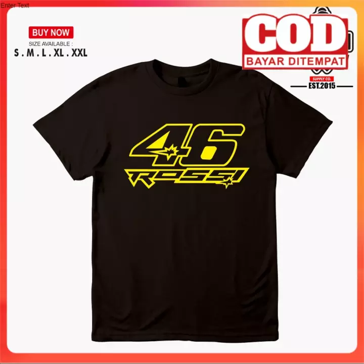 Detail Desain Kaos Valentino Rossi Nomer 9