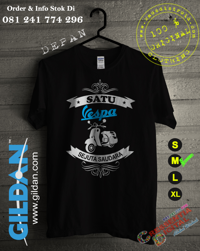 Detail Desain Kaos Vespa Nomer 28