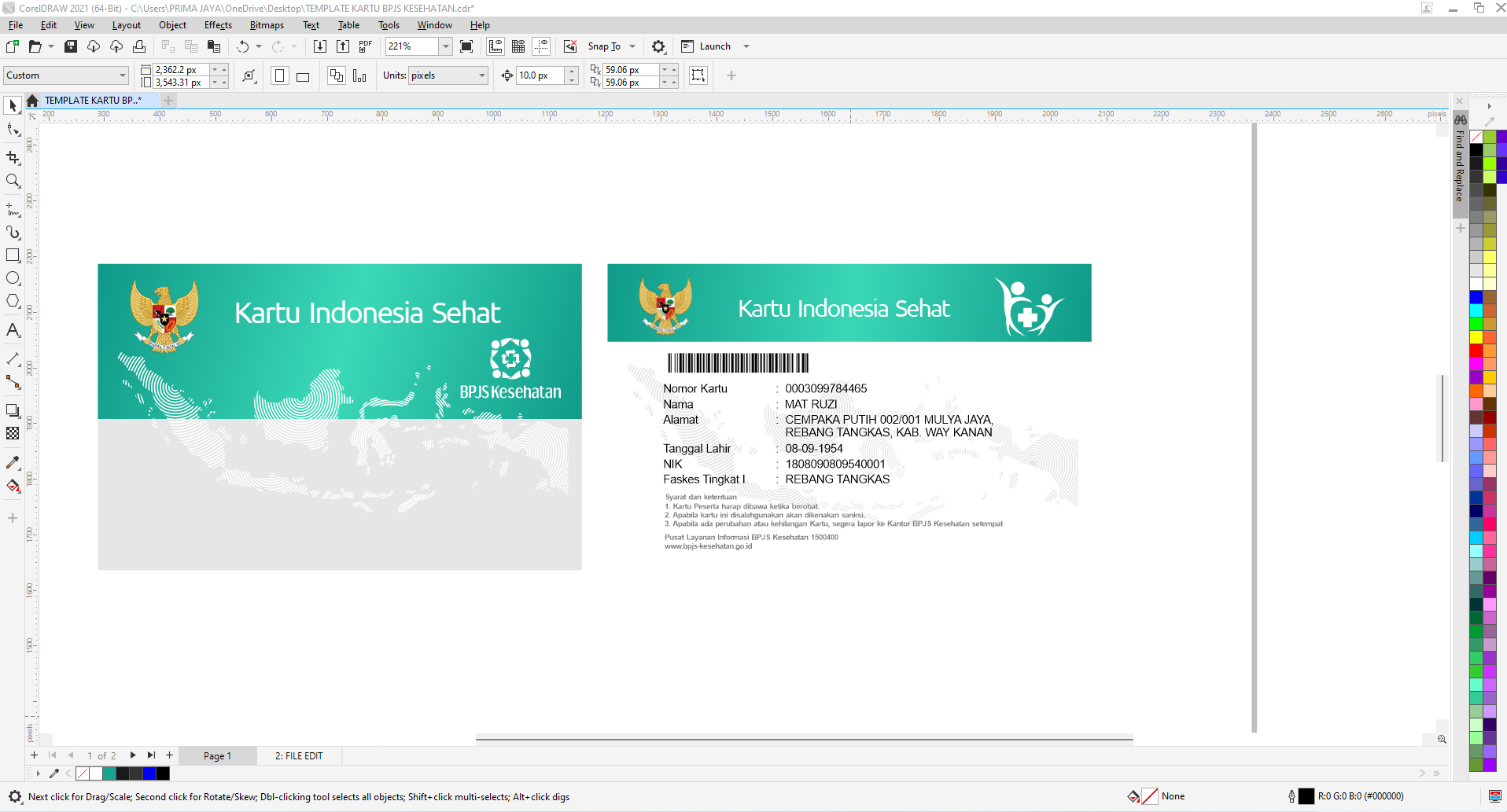 Detail Desain Kartu Bpjs Nomer 10