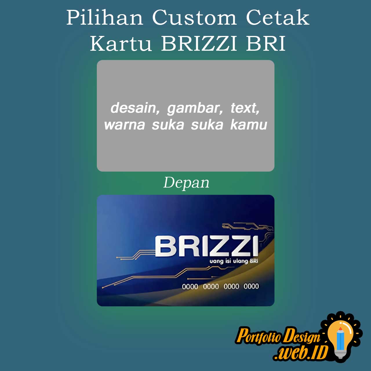 Detail Desain Kartu Brizzi Nomer 4