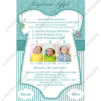 Detail Desain Kartu Nama Bayi Nomer 23