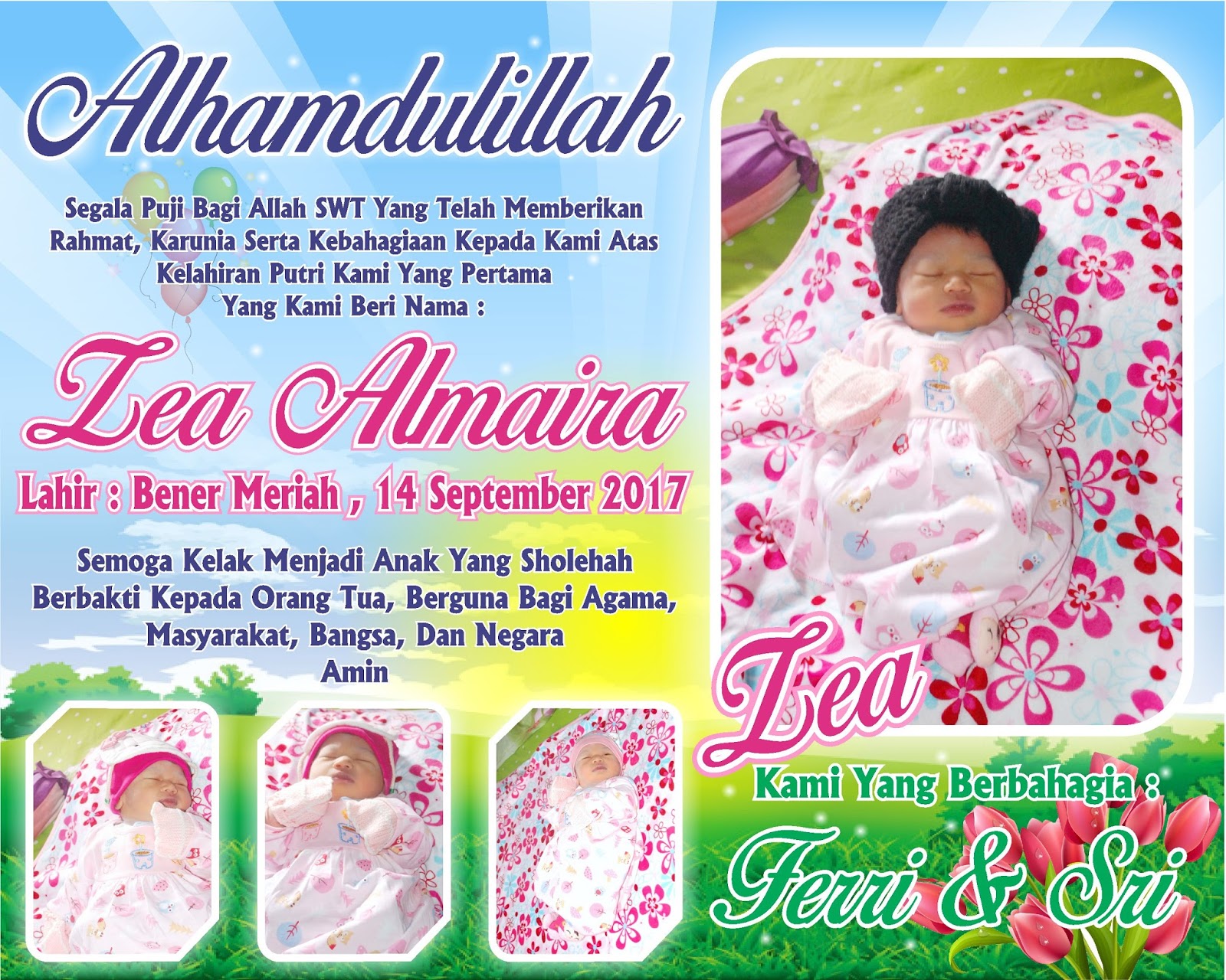 Detail Desain Kartu Nama Bayi Baru Lahir Nomer 43