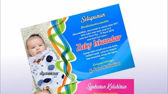 Detail Desain Kartu Nama Bayi Baru Lahir Nomer 48