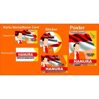 Detail Desain Kartu Nama Caleg Hanura Nomer 21