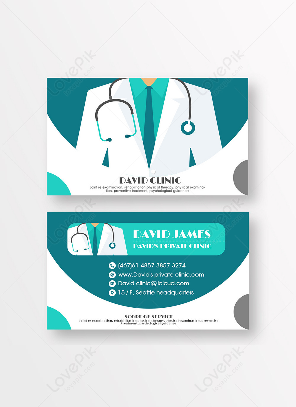 Detail Desain Kartu Nama Dokter Nomer 5