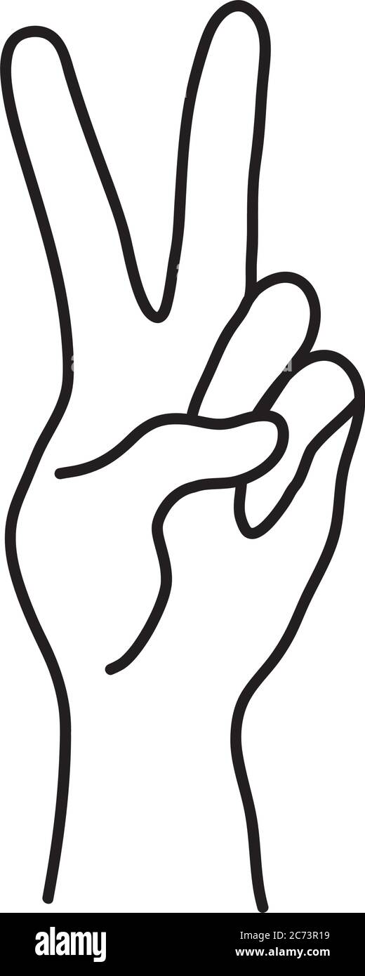 Detail Peace Zeichen Hand Nomer 12