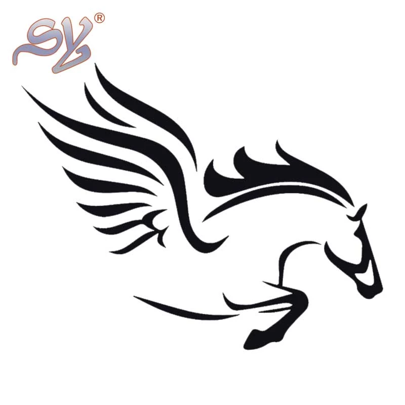 Detail Pegasus Pferd Schwarz Nomer 17