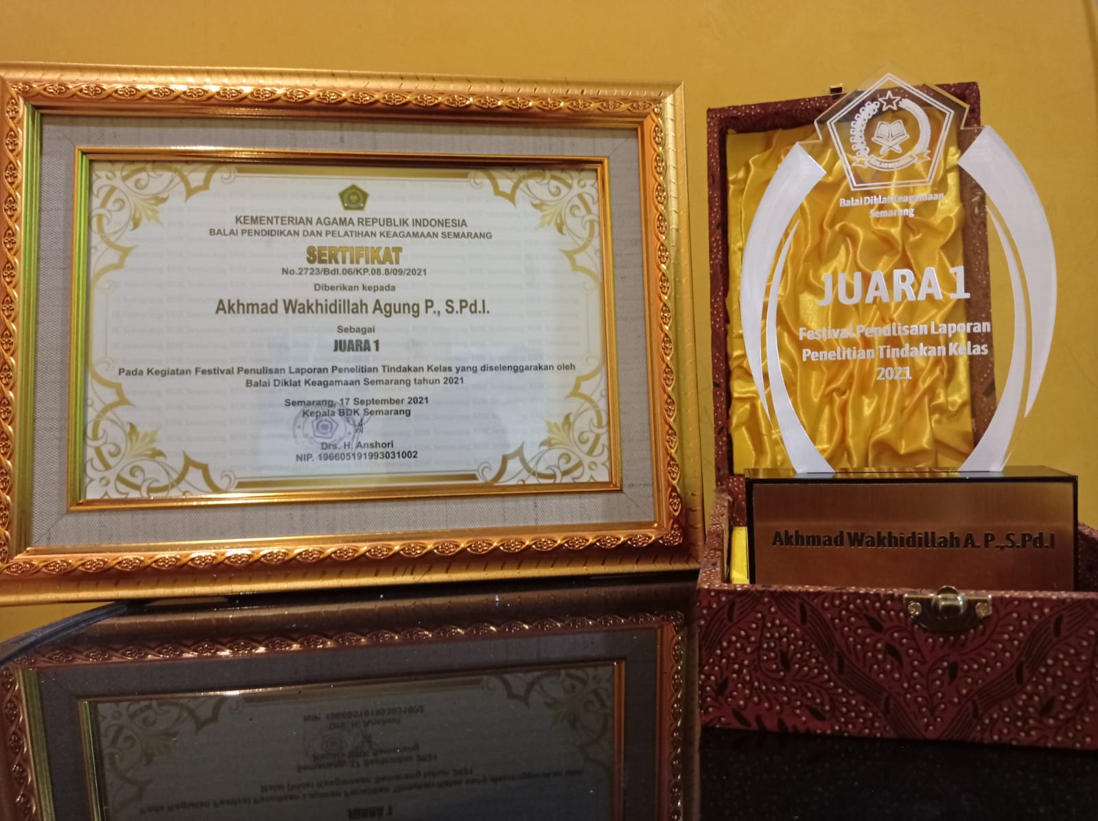 Detail Certificate Juara Kelas Nomer 48