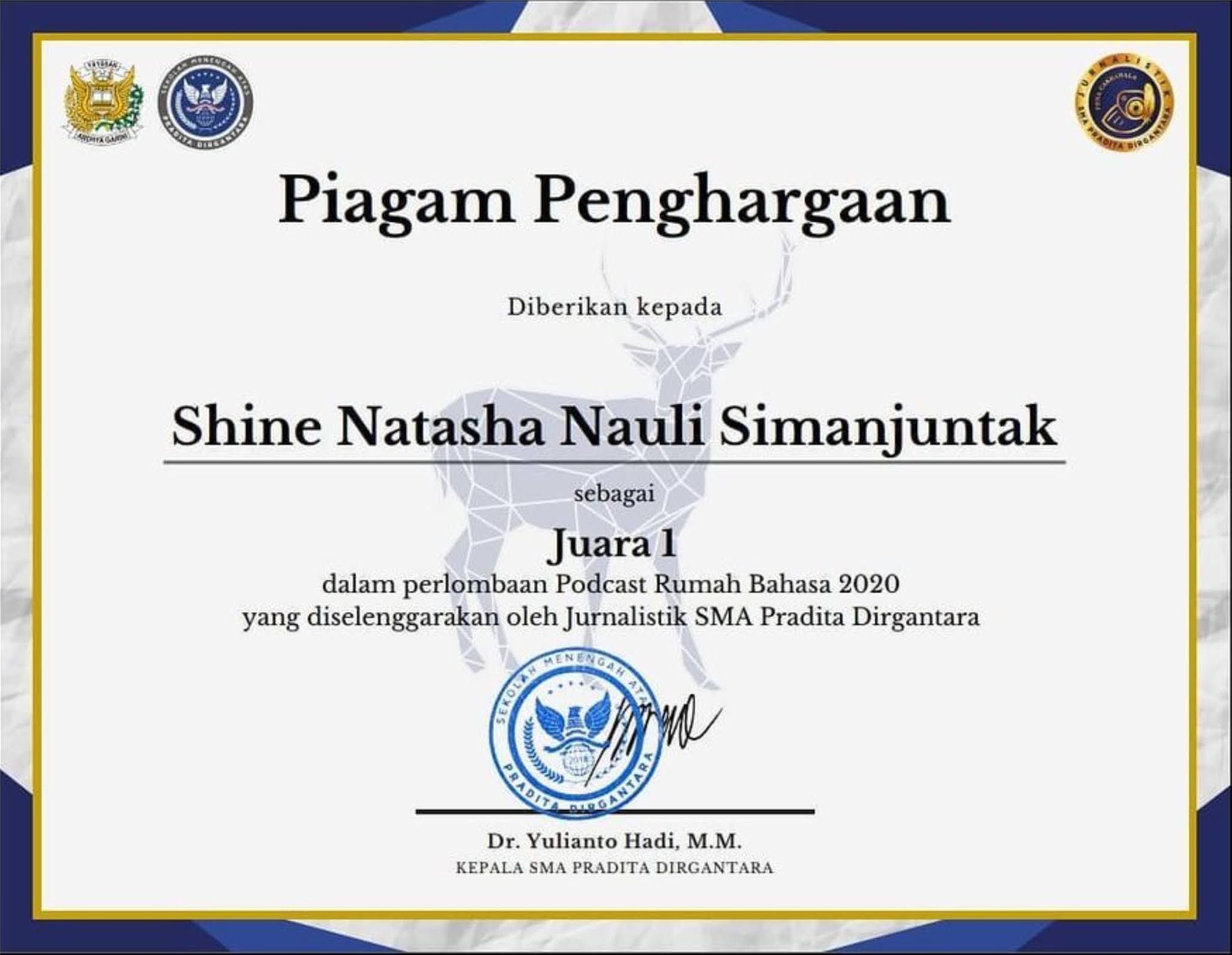Detail Contoh Piagam Juara Umum Kelas Nomer 38