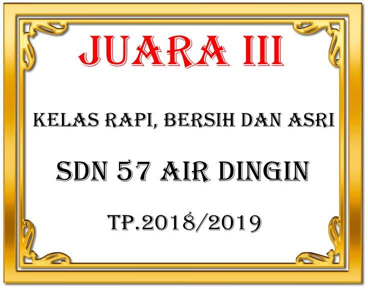 Detail Format Label Piala Juara Kelas Nomer 6