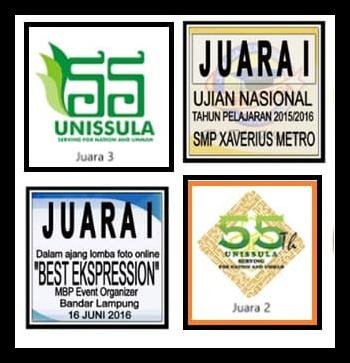 Detail Format Label Piala Juara Kelas Nomer 50