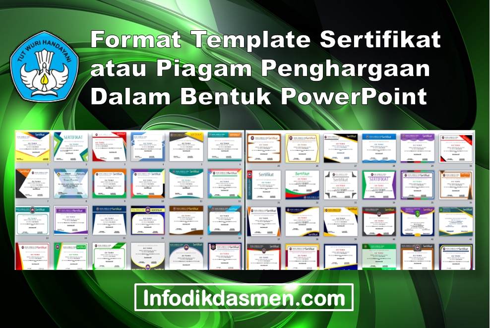 Detail Format Piagam Juara Kelas Doc Smp Nomer 45