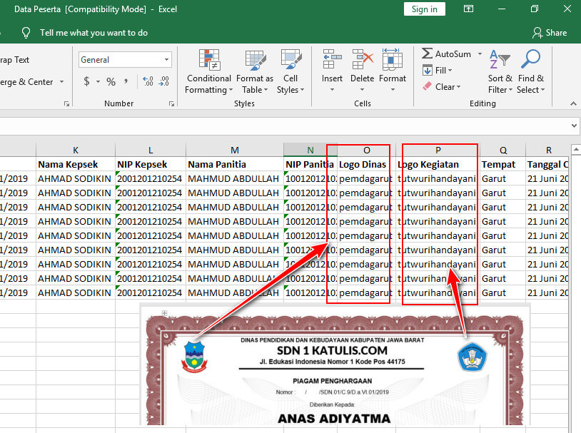 Detail Piagam Juara Kelas Diniyah Nomer 48