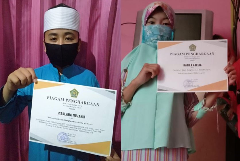 Detail Piagam Penghargaan Juara Kelas Madrasah Ibtidaiyah Nomer 7