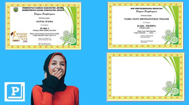 Detail Piagam Penghargaan Juara Kelas Madrasah Ibtidaiyah Nomer 23