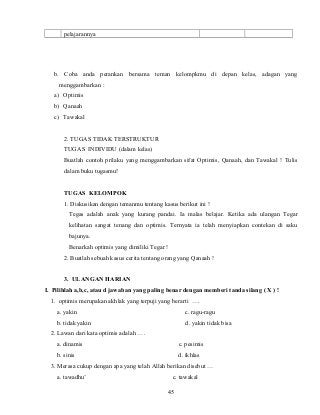 Detail Soal Aqidah Kelas 1 Sang Juara Nomer 23