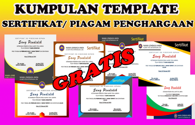 Detail Template Piagam Juara Kelas Nomer 57