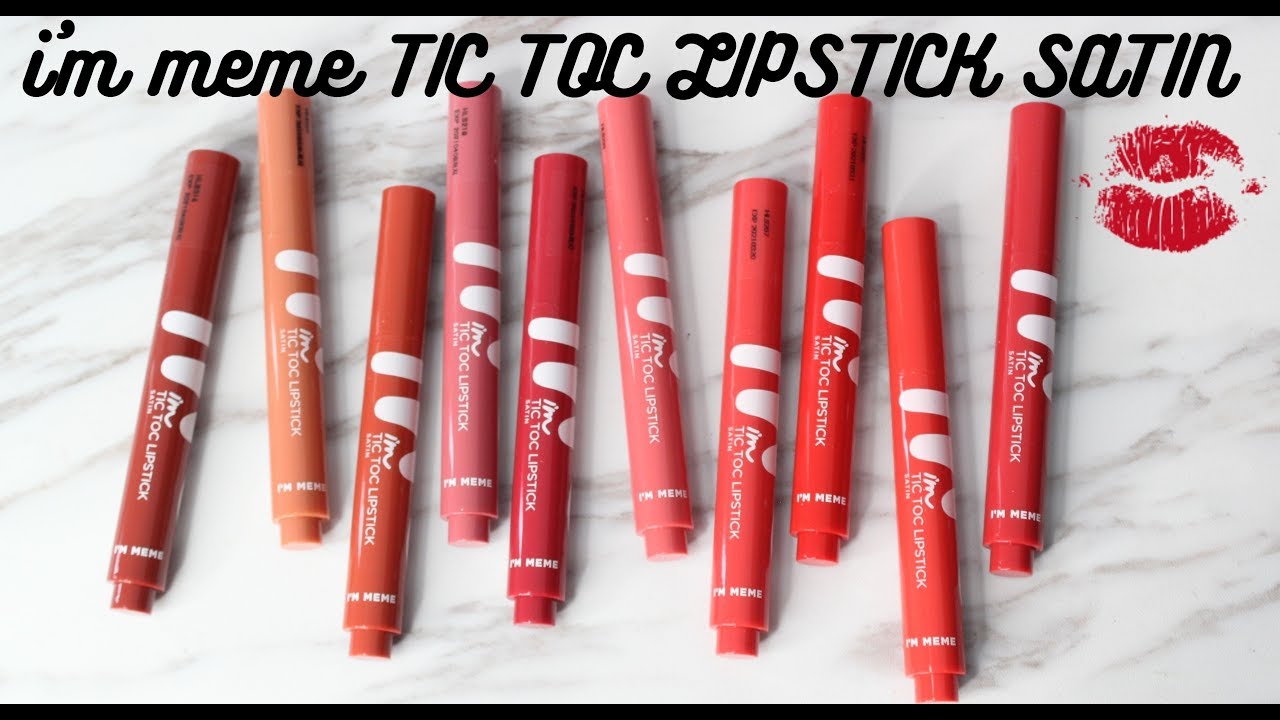 Detail I M Meme Tic Toc Lipstick Nomer 17
