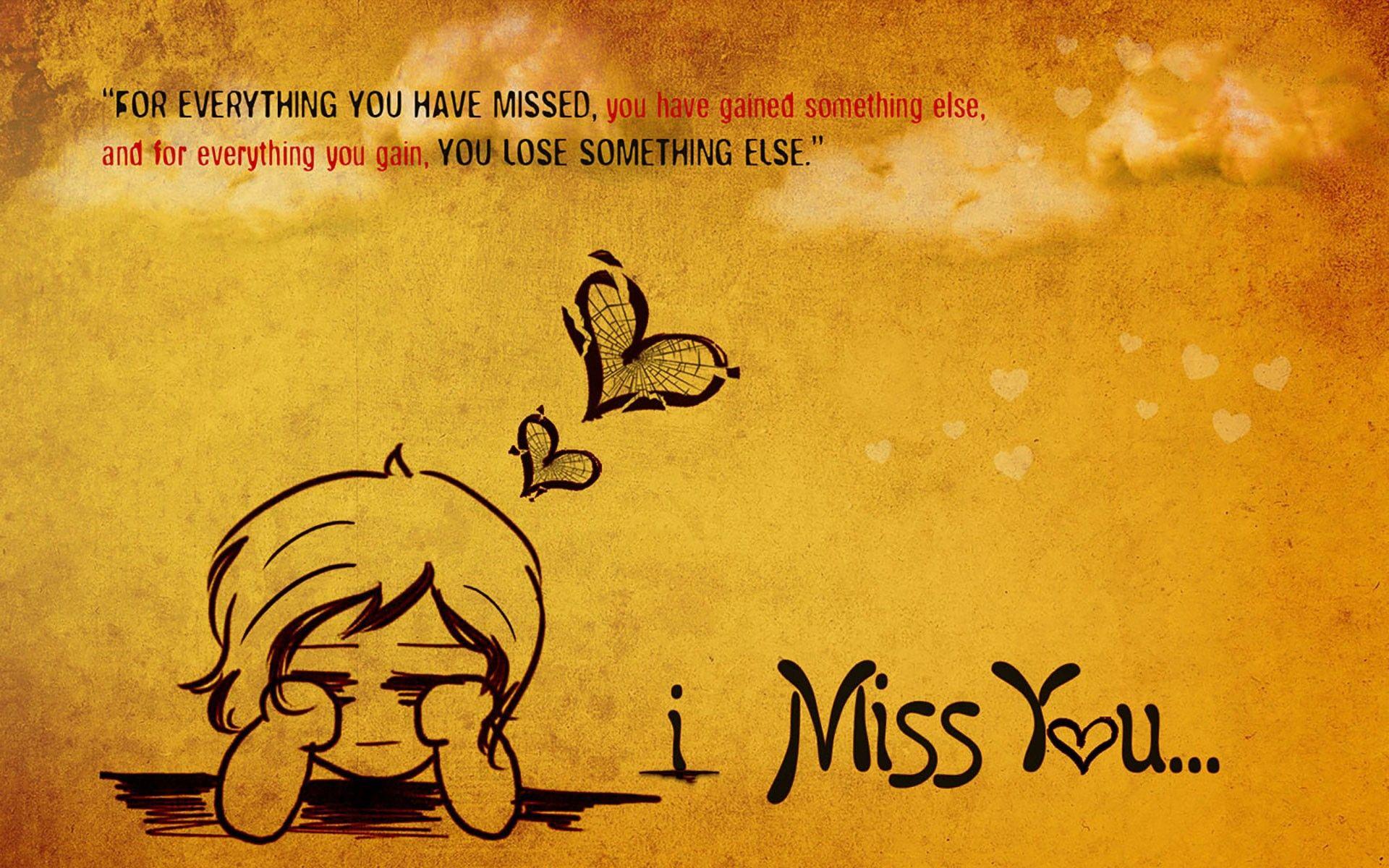 Detail I Miss You Wallpaper Nomer 17