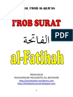 Detail I Rob Surat Al Fatihah Nomer 9