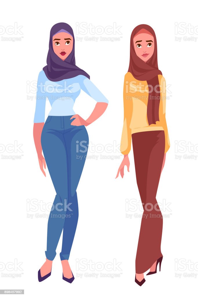 Detail Ilustrasi Wanita Berhijab Nomer 48