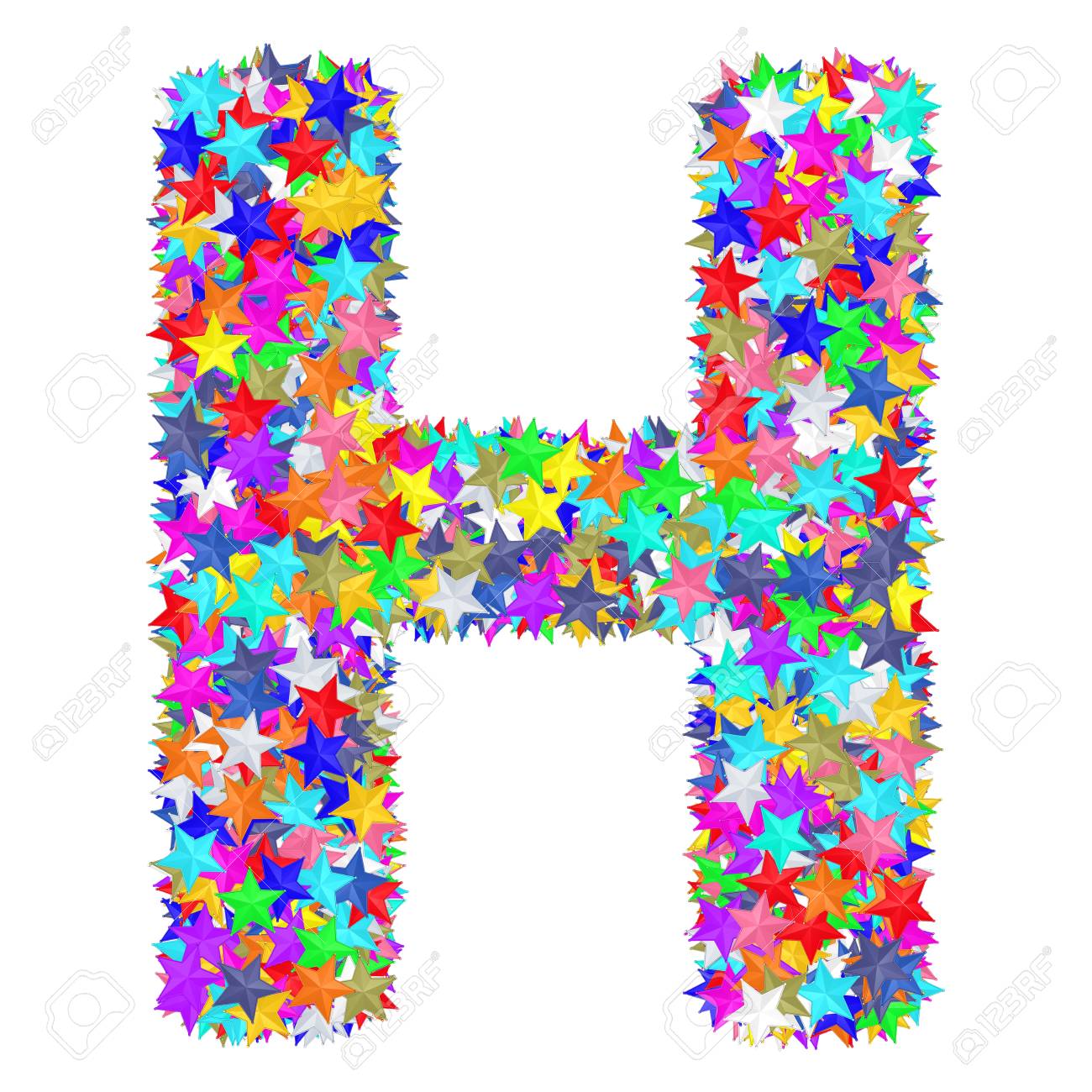 Detail Image Letter H Nomer 17