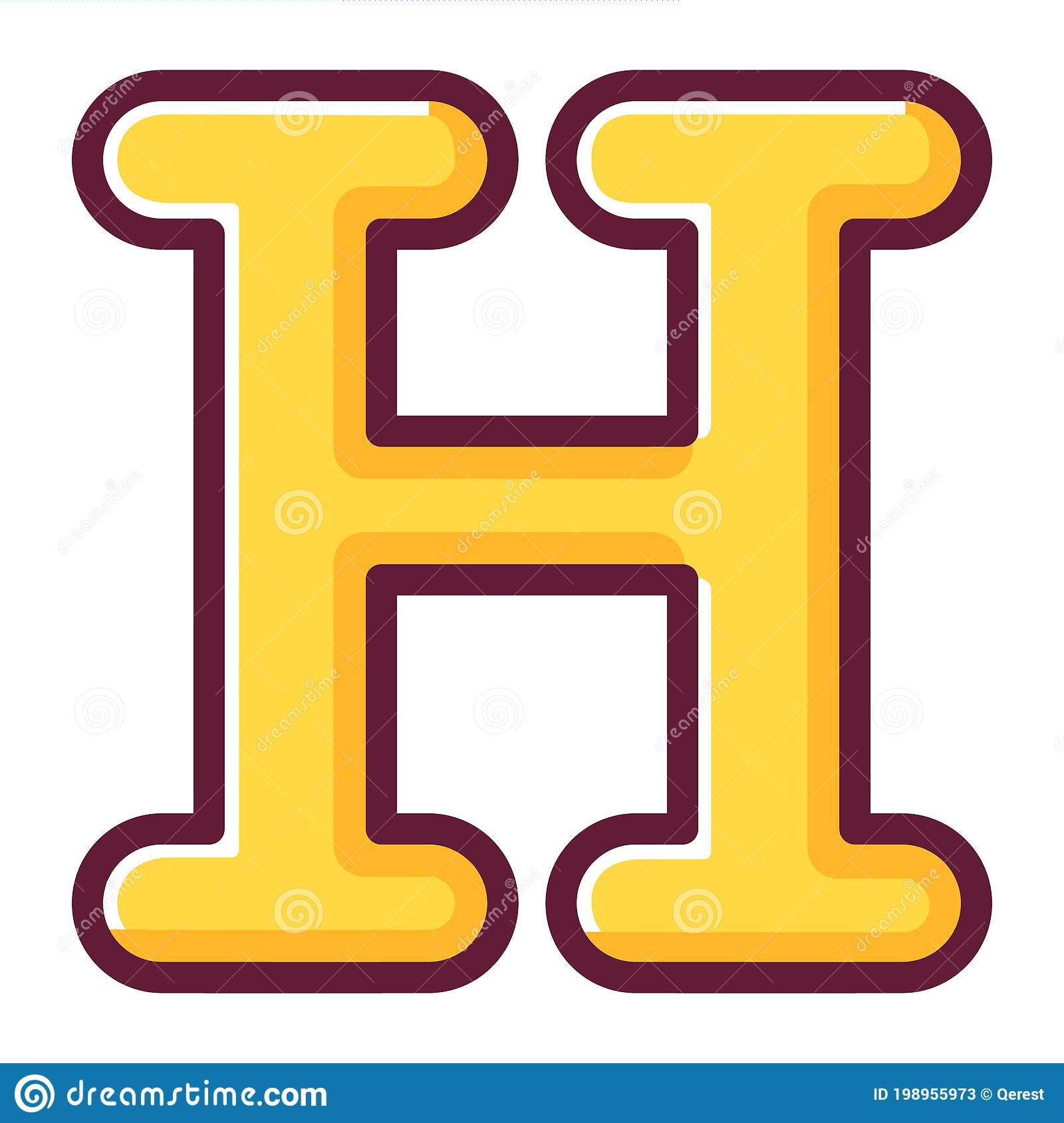 Detail Image Letter H Nomer 23