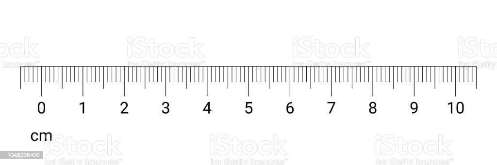 Detail Image Of A Centimeter Ruler Nomer 12