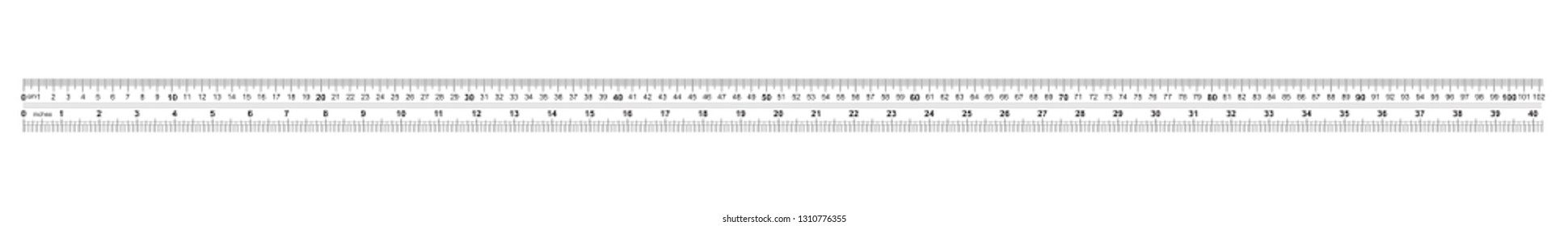 Detail Image Of A Centimeter Ruler Nomer 14