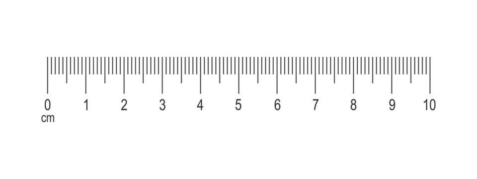 Detail Image Of A Centimeter Ruler Nomer 15