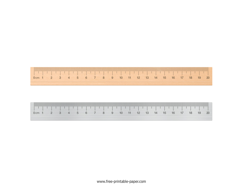 Detail Image Of A Centimeter Ruler Nomer 17