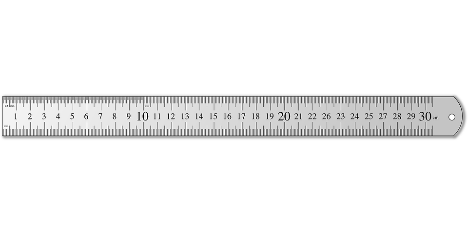 Detail Image Of A Centimeter Ruler Nomer 21