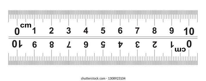 Detail Image Of A Centimeter Ruler Nomer 26