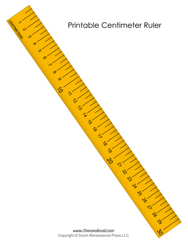 Detail Image Of A Centimeter Ruler Nomer 28