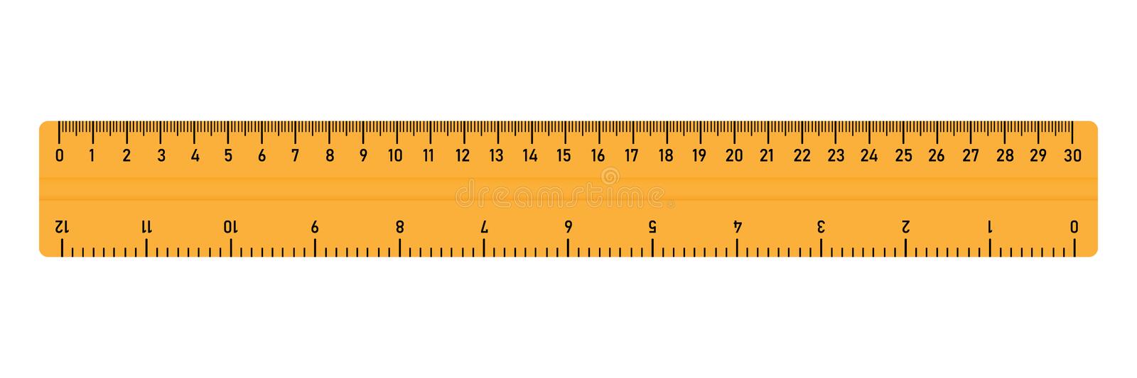 Detail Image Of A Centimeter Ruler Nomer 29