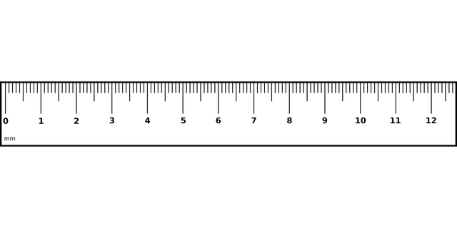 Detail Image Of A Centimeter Ruler Nomer 35